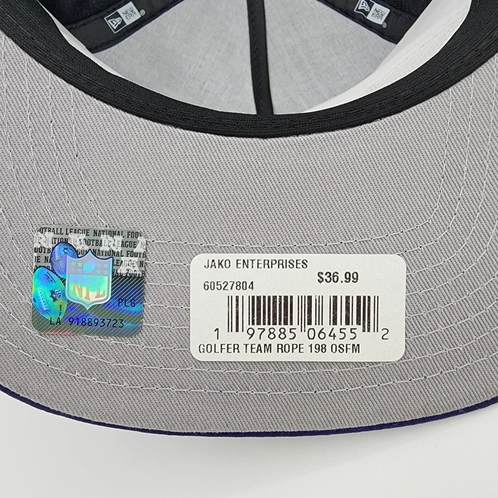 New York Giants NFL New Era 9Fifty Rope Golfer Hat Satin Adult‎ Snapback Cap NEW